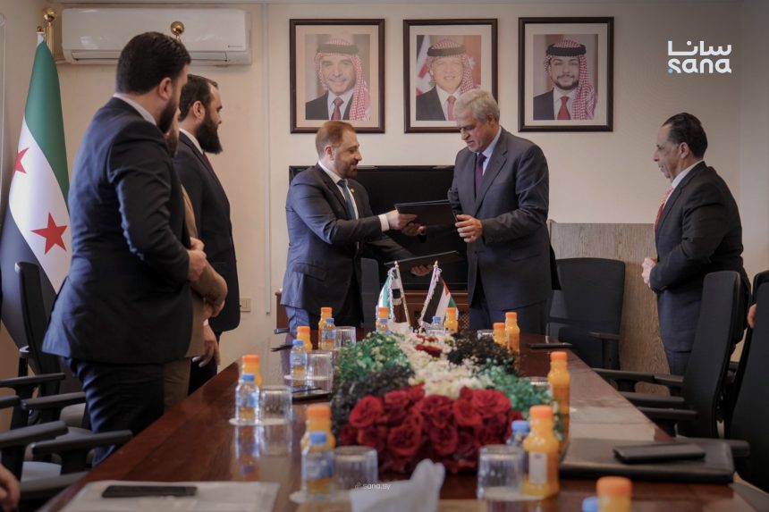 Syria, Jordan sign air transport services agreement 