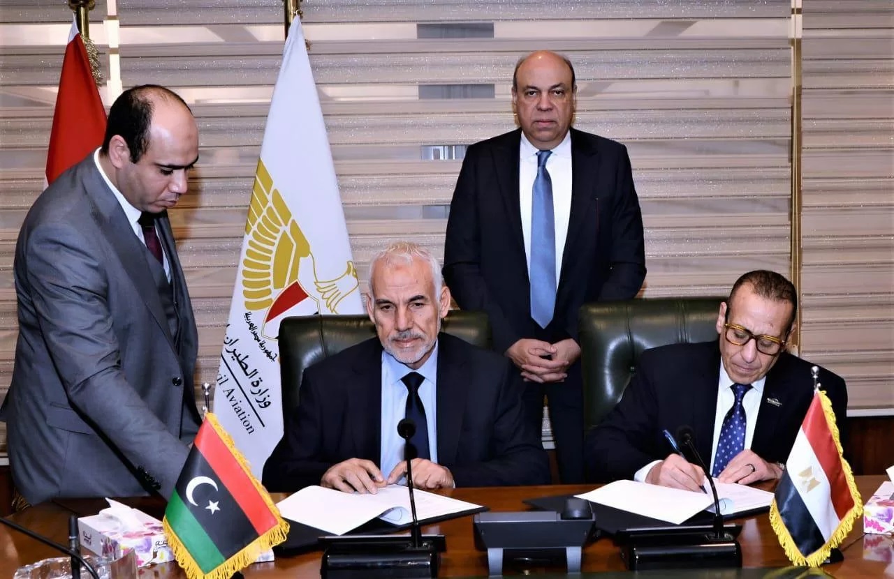 Egypt, Libya sign MoU to boost civil aviation cooperation 