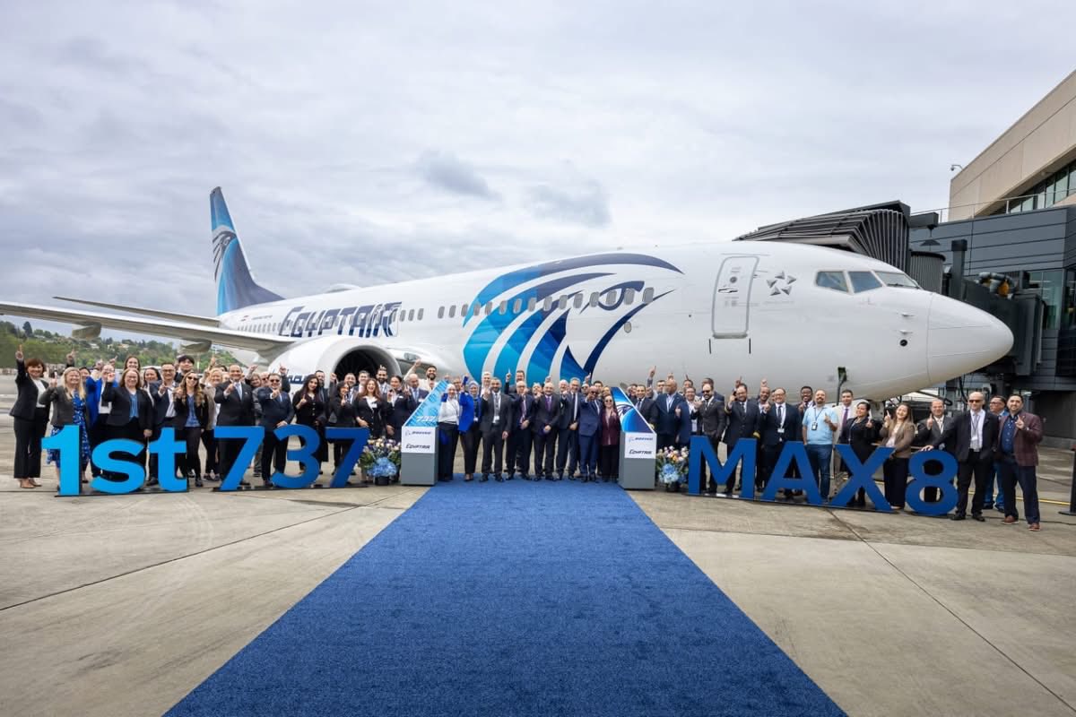 EgyptAir takes delivery of first Boeing 737 MAX jet