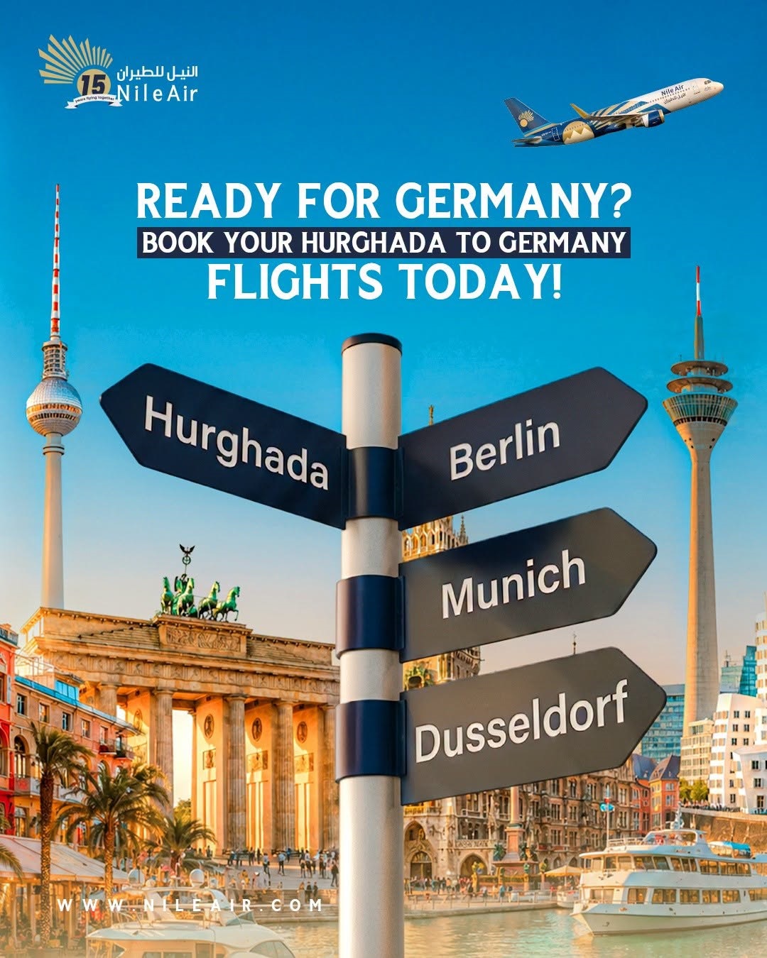 Nile Air commences services from Hurghada to three destinations in Germany in 2026