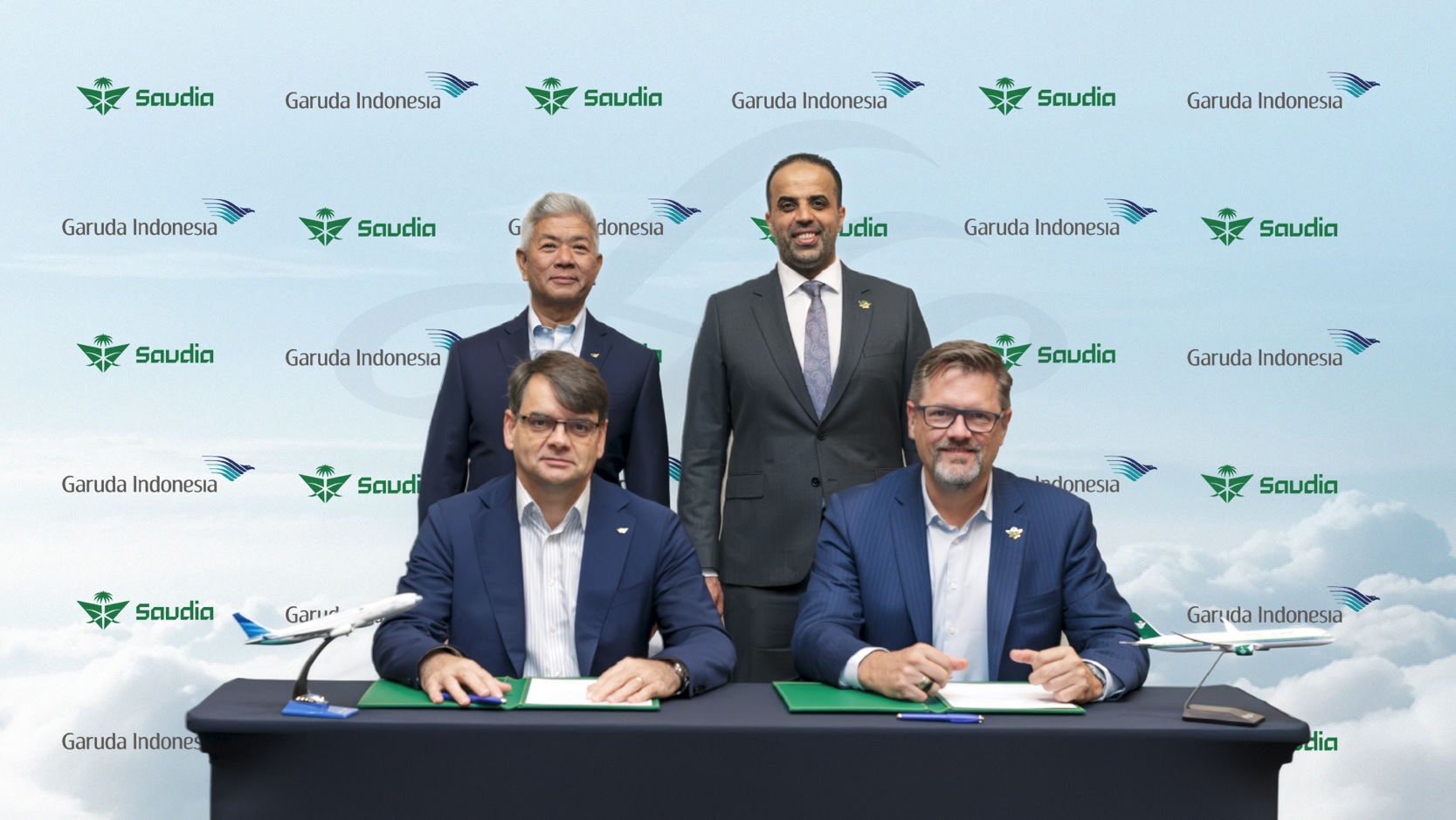 Saudia and Garuda Indonesia sign MoU to advance a joint business partnership