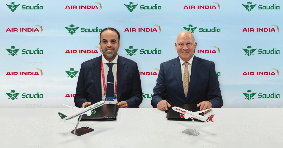 Saudia and Air India sign Memorandum of Understanding to expand strategic cooperation
