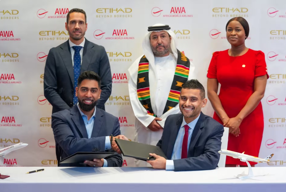Etihad Airways and Africa World Airlines sign strategic partnership agreement