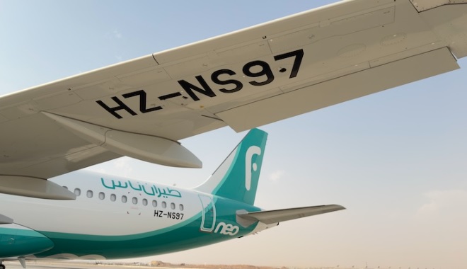 flynas strengthens its fleet with a new Airbus A320neo aircraft, increasing its total fleet to 68 aircraft